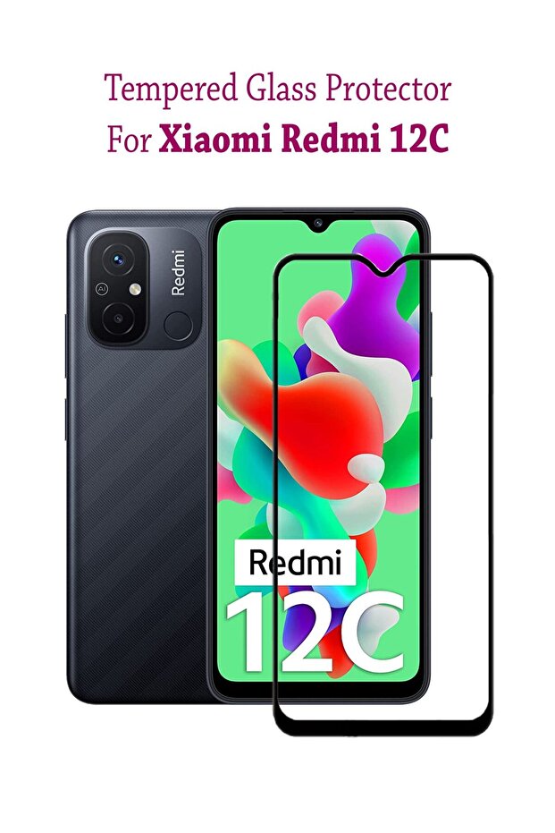 Tempered Glass Screen Protector For Xiaomi Redmi 12C - 3