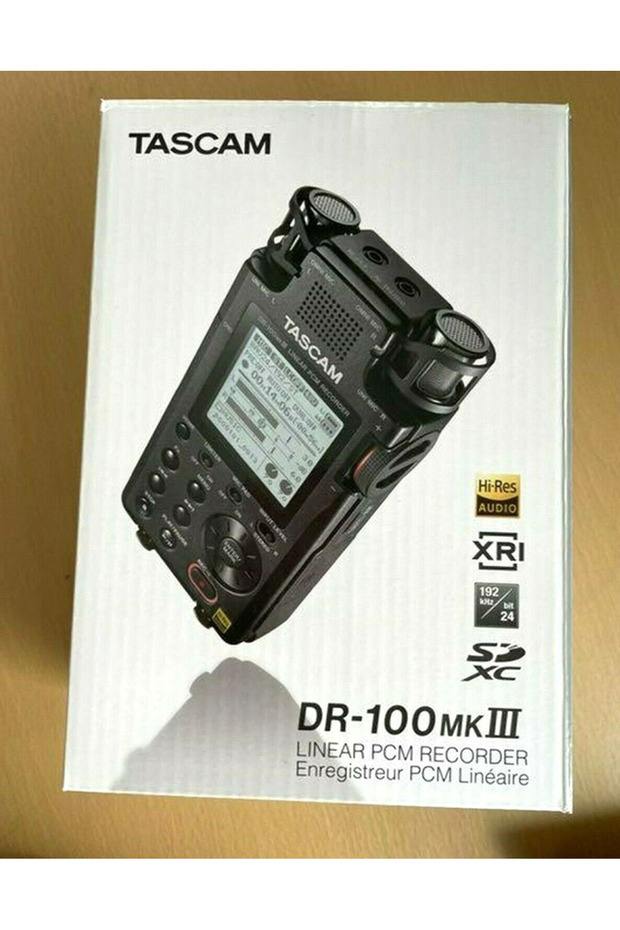 مسجل صوت محمول DR-100 MKIII ستيريو 192 كيلو هرتز/24 بت - أسود