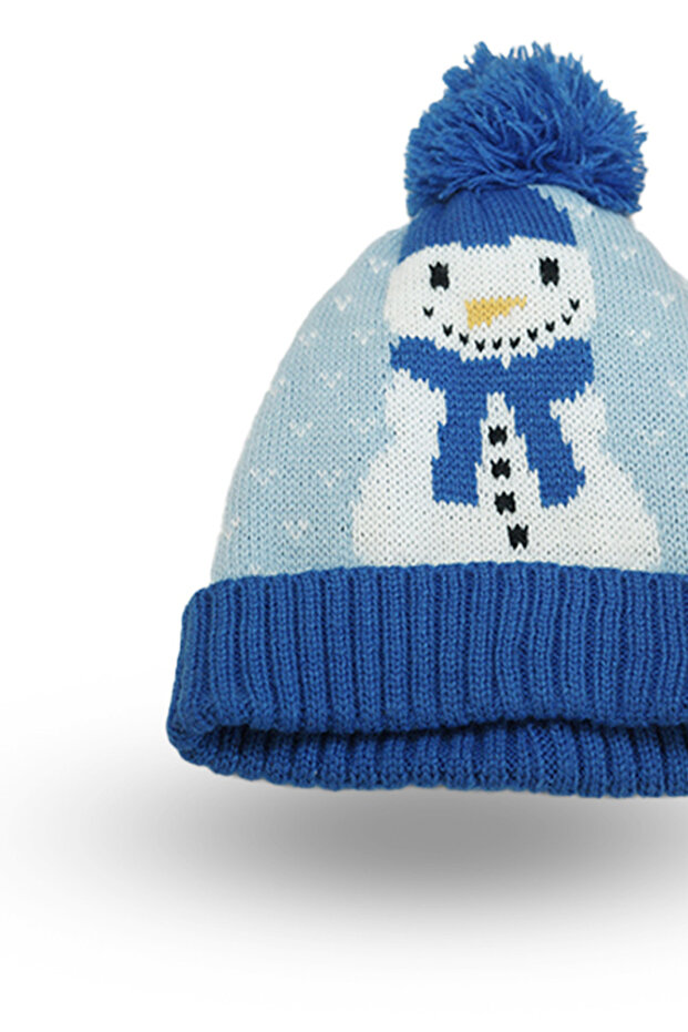 Caciula copii snowman - 2