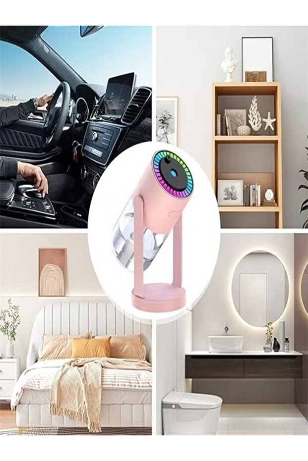 مرطب هواء USB يهتز على شكل سماء مرصعة بالنجوم، موزع روائح عطرية صامت لسطح المكتب، - 6