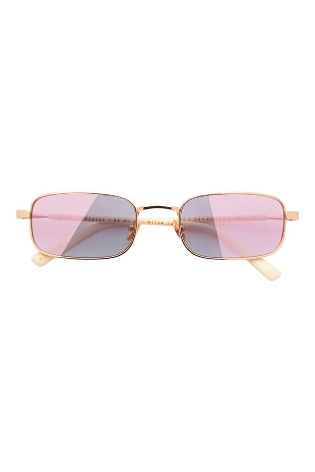 Edara Rose Gold Unisex Sunglasses