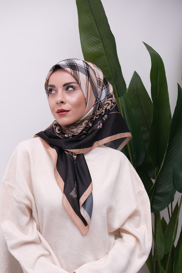 Colorful Mixed Pattern Digital Soft Scarf