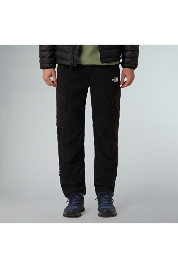 M Exploratıon Reg Tapered Convertıble Pa Men's Black Pants Nf0A8Ec3Jk31