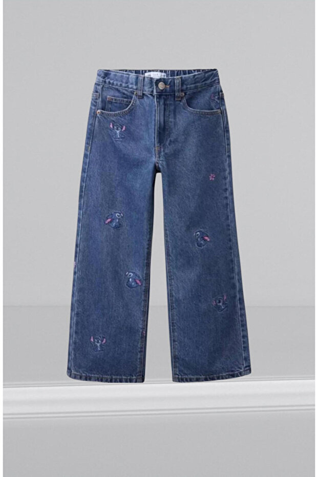 جينز بأزرار على شكل قلب - 1