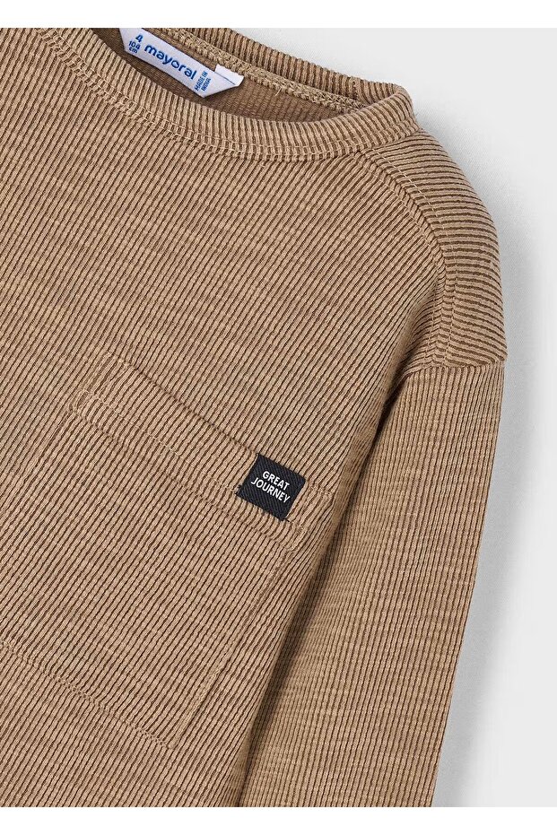 Çocuk Uzun Kol Örme Tshirt - 6