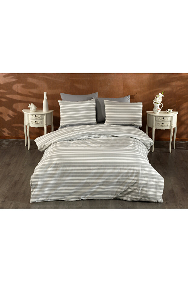 100% Cotton 59 Threads Reinforced Double Bedding Cover (the Package Contents Only the Bedding!)