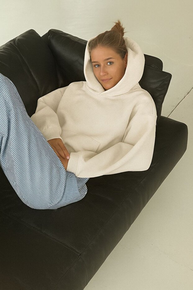 Unprinted Unisex Hooded Sweatshirt