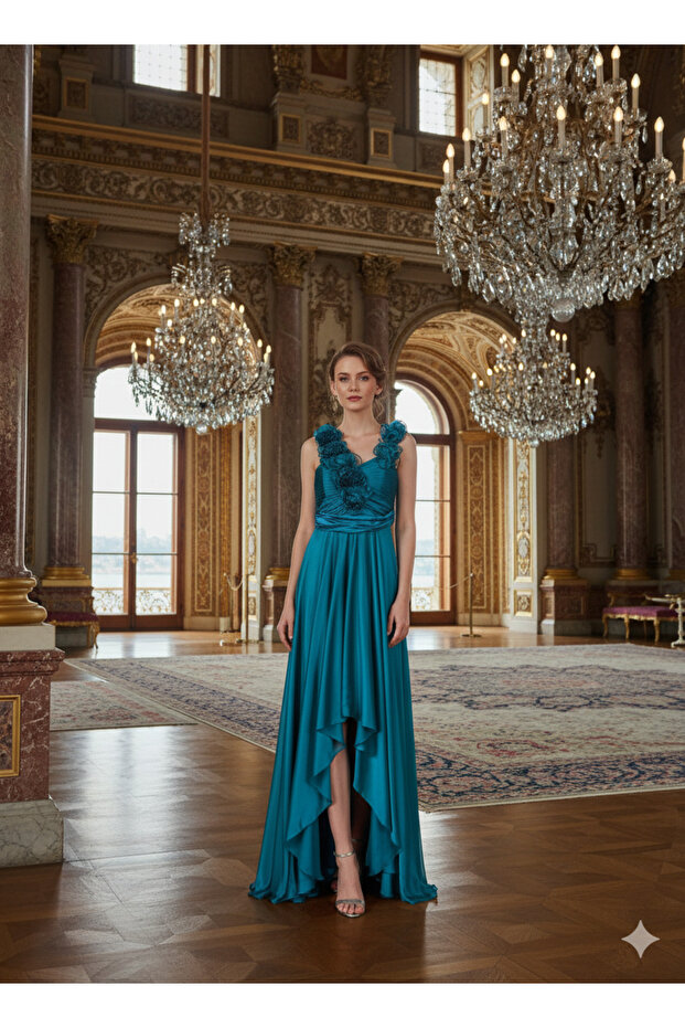 ŞİFON ABİYE ELBİSE - 1