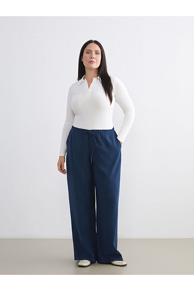 Esvab • Modern & Distinctive Women's Modal Blend Pants with Waist Drawstring