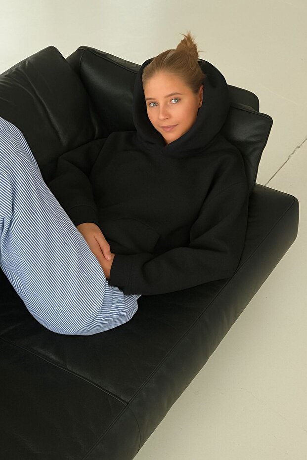 Unprinted Unisex Hooded Sweatshirt
