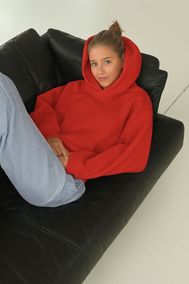 Unprinted Unisex Hooded Sweatshirt