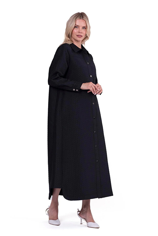 7039 Siyah Çıtçıtlı Kap - 3