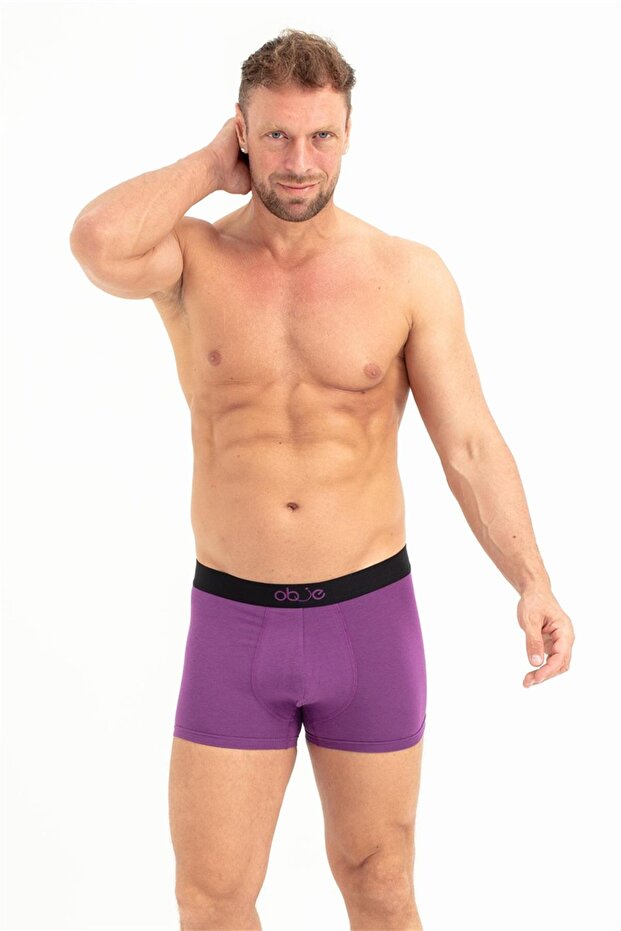 Erkek Mor Modal Boxer - 5