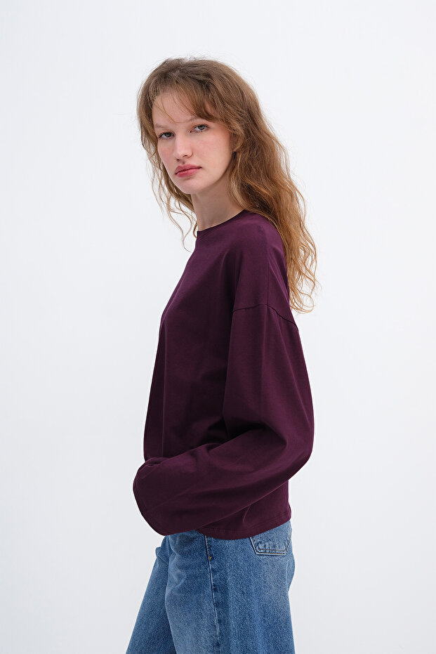 Μακρυμάνικο μπλουζάκι Basic B10571 - 4