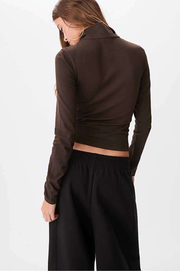 Çift fermuarlı tişört - 5