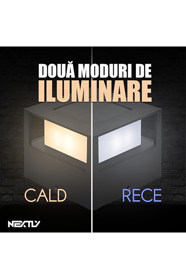 EcoBright Weatherproof Solar LED Lamp - Dual Modes & Easy Mounting - 4