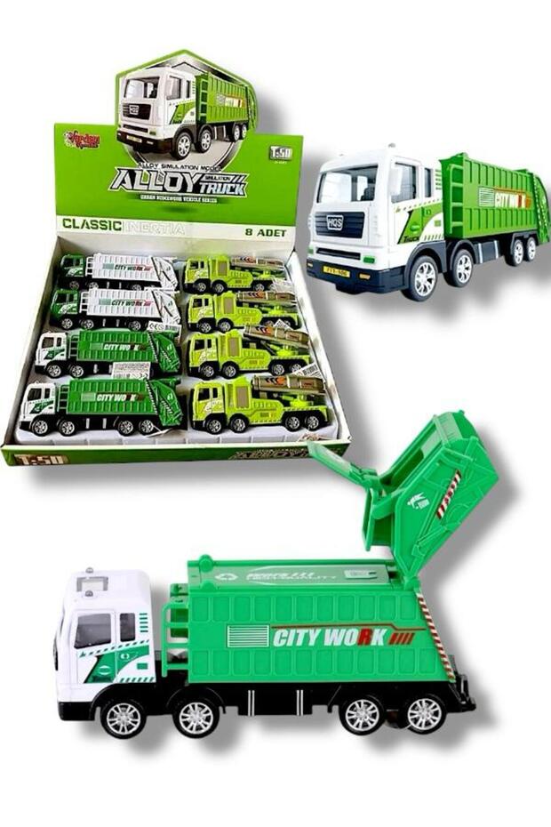 Yh-711-57A Rubbish Truck with Sliding Mechanism 1:50 Product Size: 19 cm