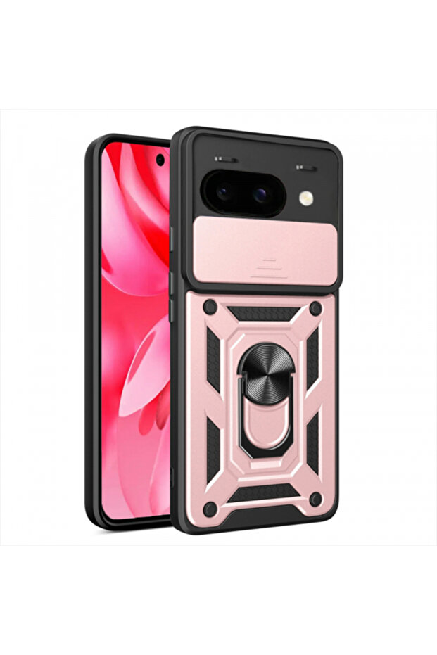 Case for Pixel 9a, Techsuit, CamShield, Pink - 1