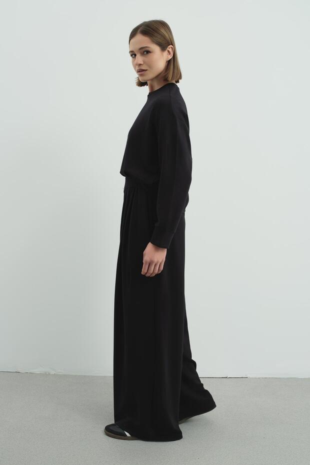 Pure Touch Basic Sweatshirt CC7005 Siyah - 7