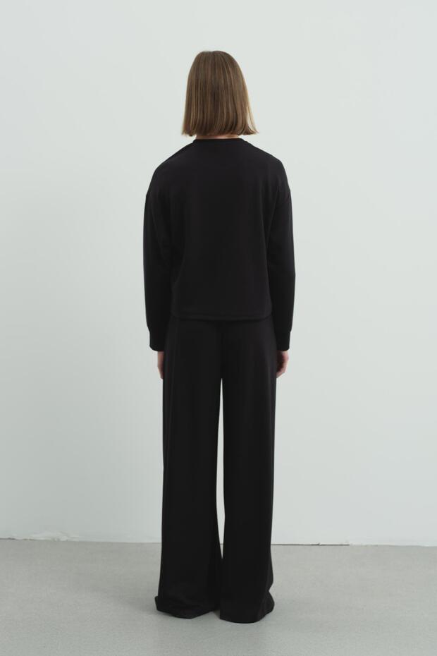 Pure Touch Basic Sweatshirt CC7005 Siyah - 8