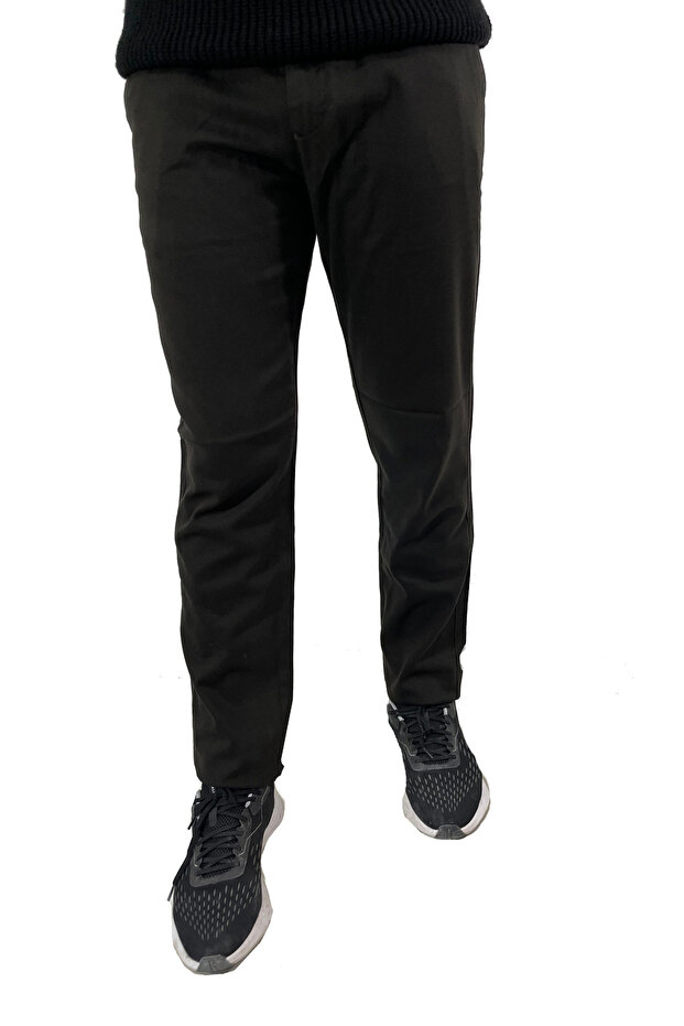 Men's Stretch Fabric Comfortable Fit Canvas Trousers-2117P