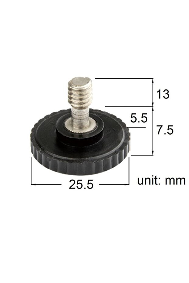 Screw with 1/4 male thread