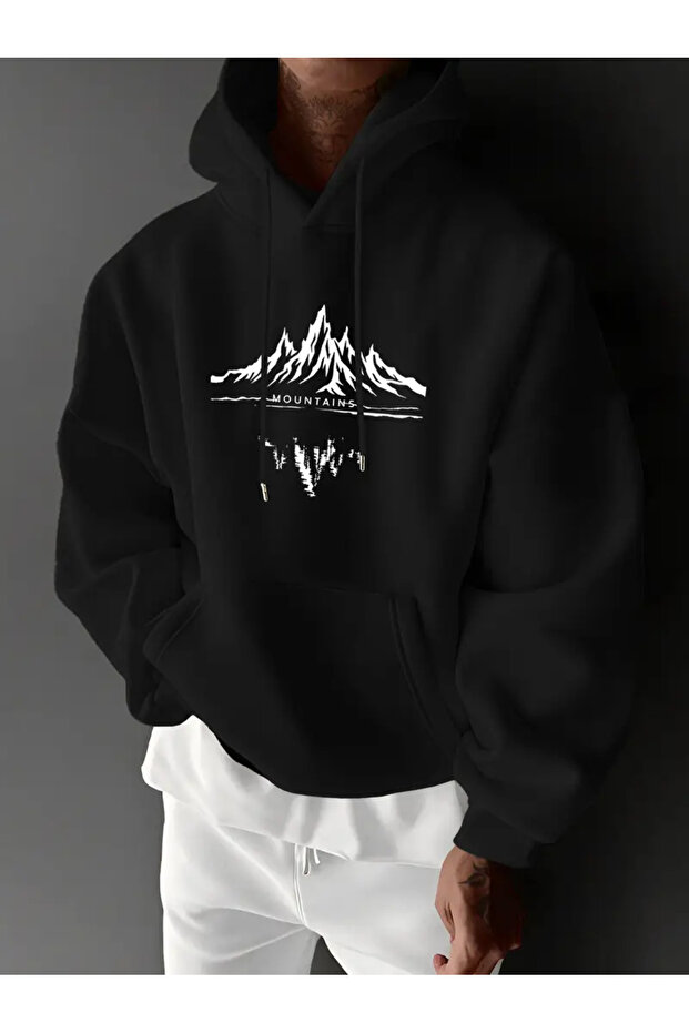 Poland Patterned Premium Hooded Sweatshirt