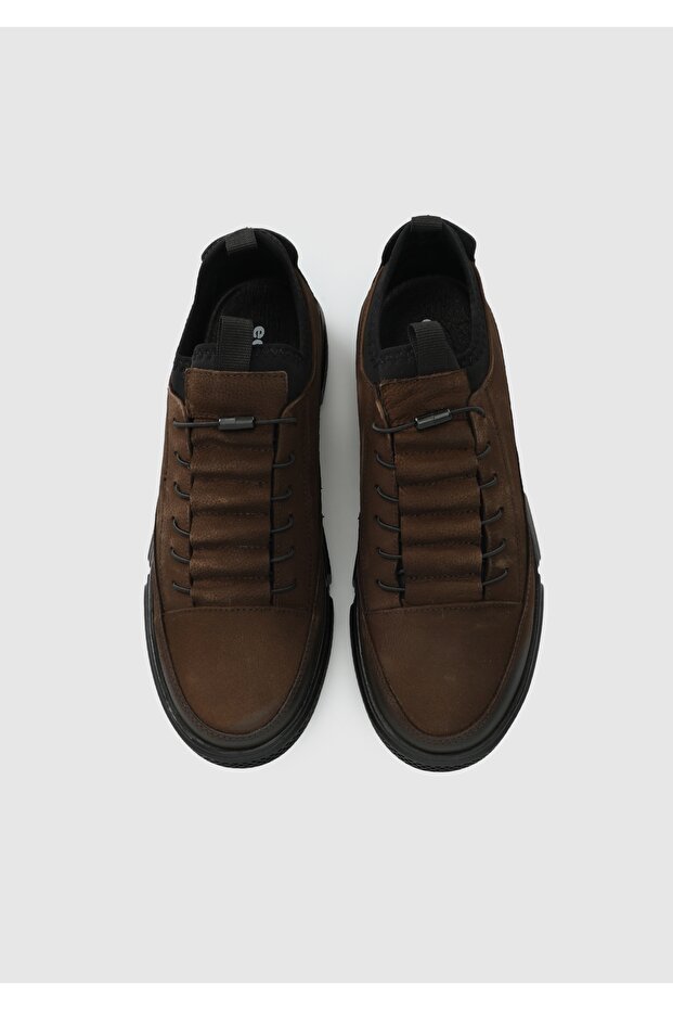 Haki Deri Erkek Ayakkabı - 5