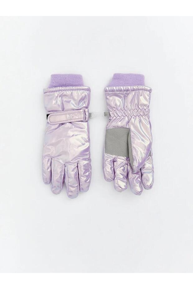 Girls' Gloves with Hook and Loop Fastener (W5) - 1