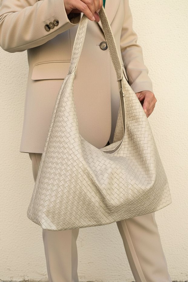 Soft Faux Leather Women's Bag Suitable for Hand Shoulder and Back Use