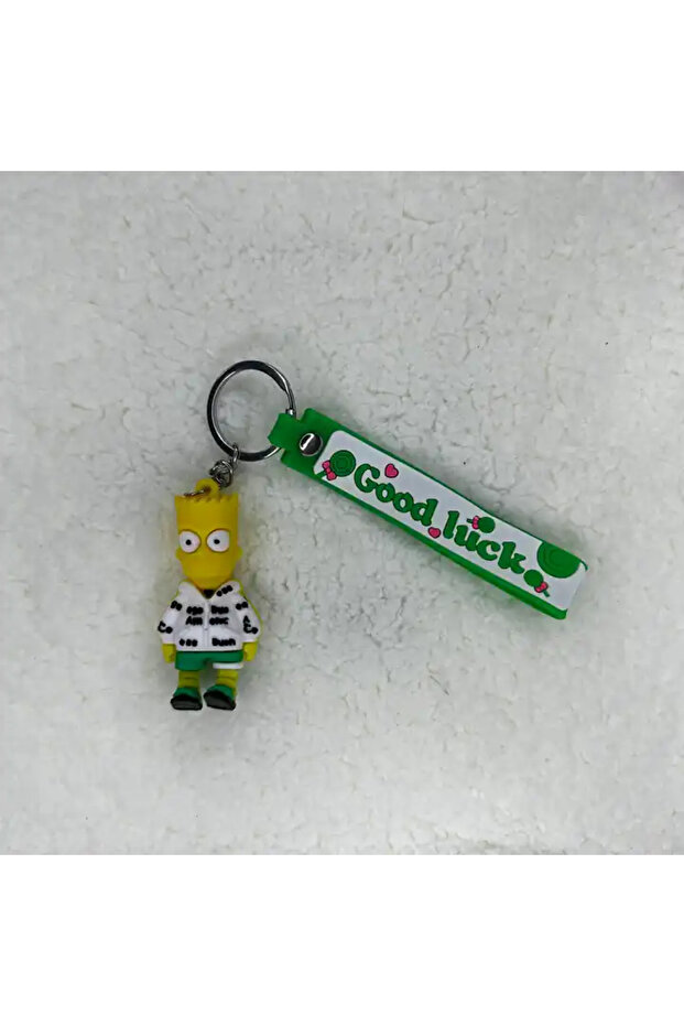 سلسلة مفاتيح سيمبسون من السيليكون ثلاثية الأبعاد - 1