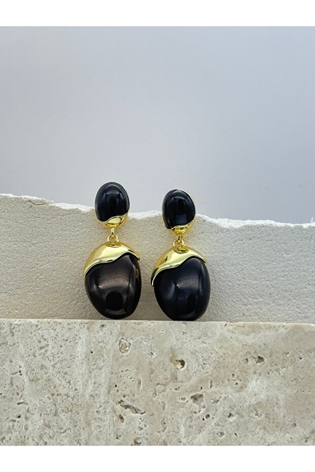 Bellezza Black Earrings - 3