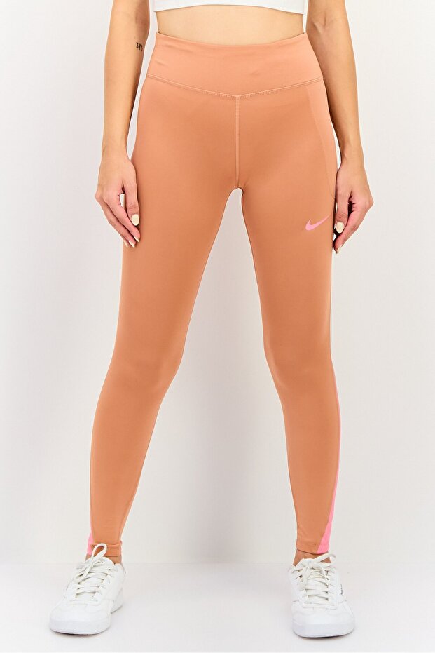 Women Sportswear Fit Training Leggings, Nude