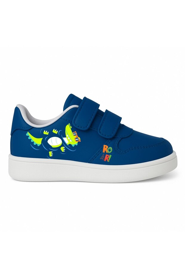 Printed Children's Sports Shoes with Band Sneaker