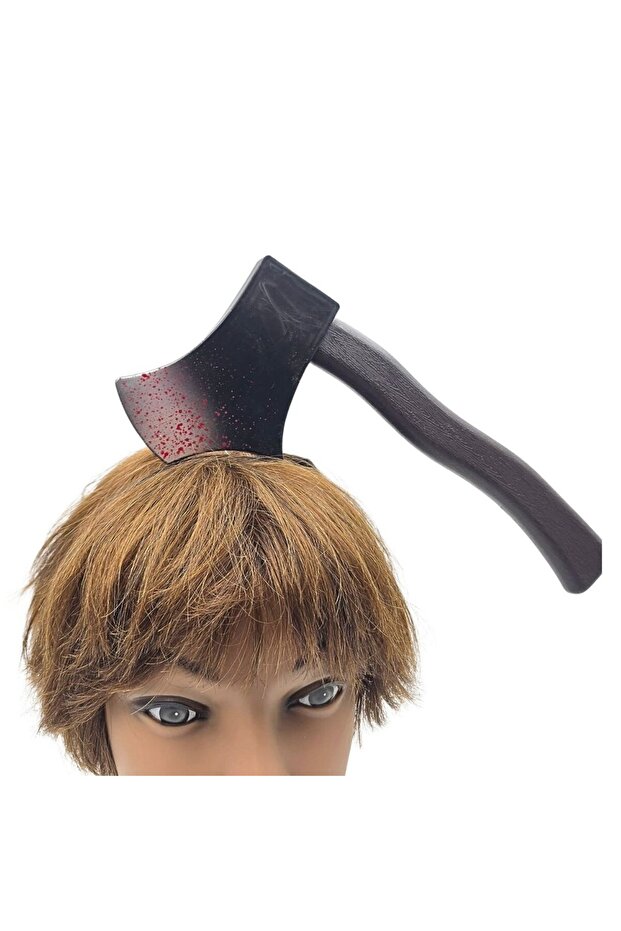 Halloween wreath, axe head pattern, - 3