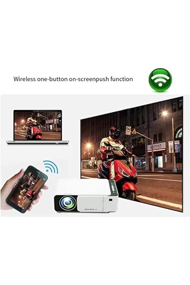 Borrego Projector T5 Ultra HD LED Smart Projector With Higher Resolution Brightness - 5