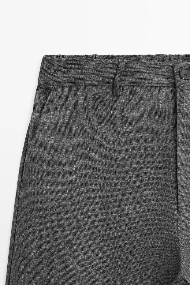 Dokulu detaylı jogger pantolon - 6