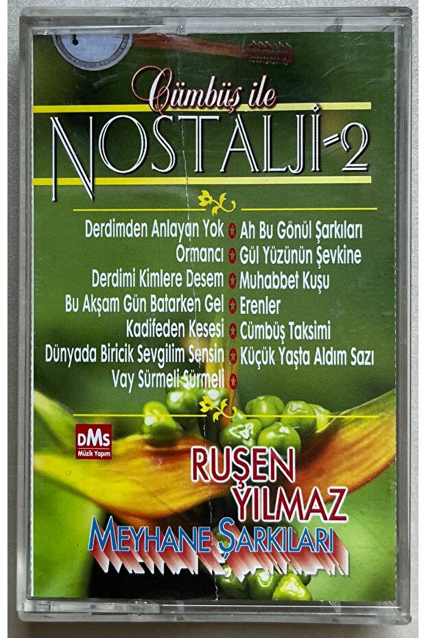 Ruşen Yılmaz Tavern Songs Nostalgia with Cümbüş 3 Cassettes (Original Period Edition Cassette)
