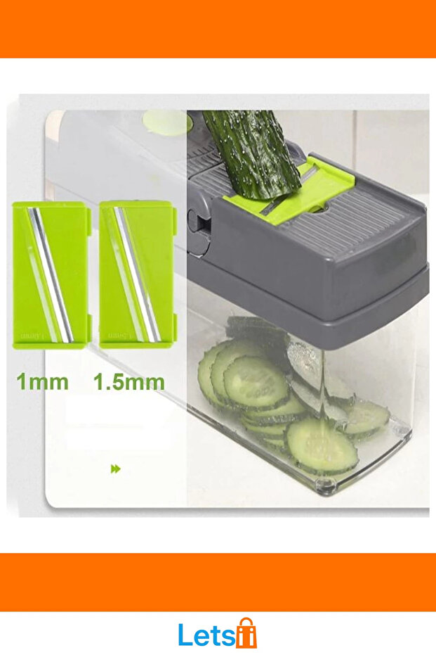 مجموعة أدوات تقطيع متعددة الوظائف، أداة مطبخ سريعة وآمنة - 3