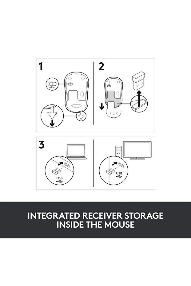 Mouse M185, USB, Rosu - 7