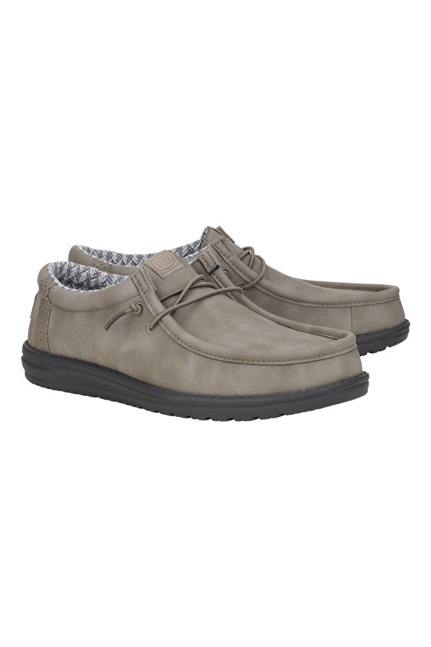 حذاء رياضي رجالي من Wally Classic باللون الرمادي