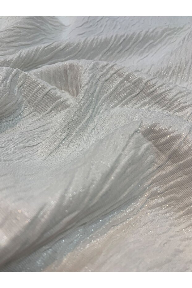 Double Layer Textured Tock Fabric with Shimmering Surface - 4