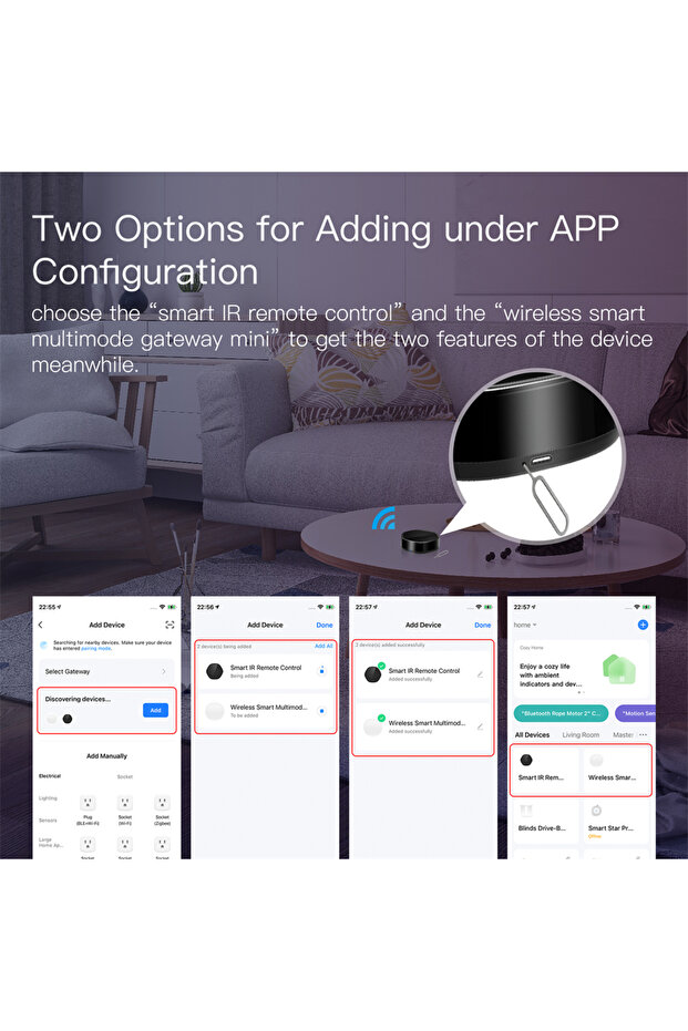 Tuya Smart Home WiFi 2 in 1 Wireless Multi-function BLE Mesh+ZigBee Gateway with 38K IR Remote Co... - 3