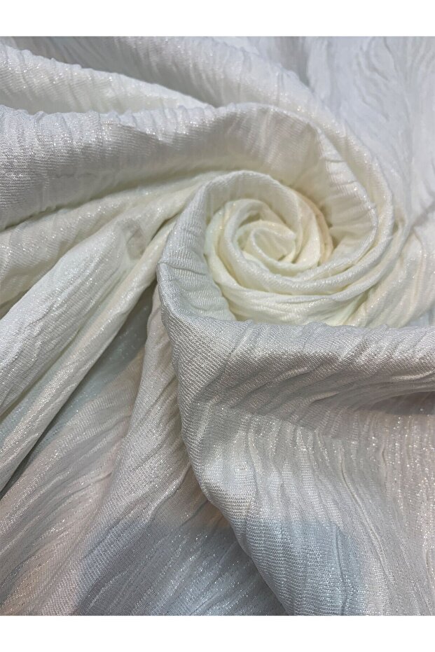 Double Layer Textured Tock Fabric with Shimmering Surface - 2