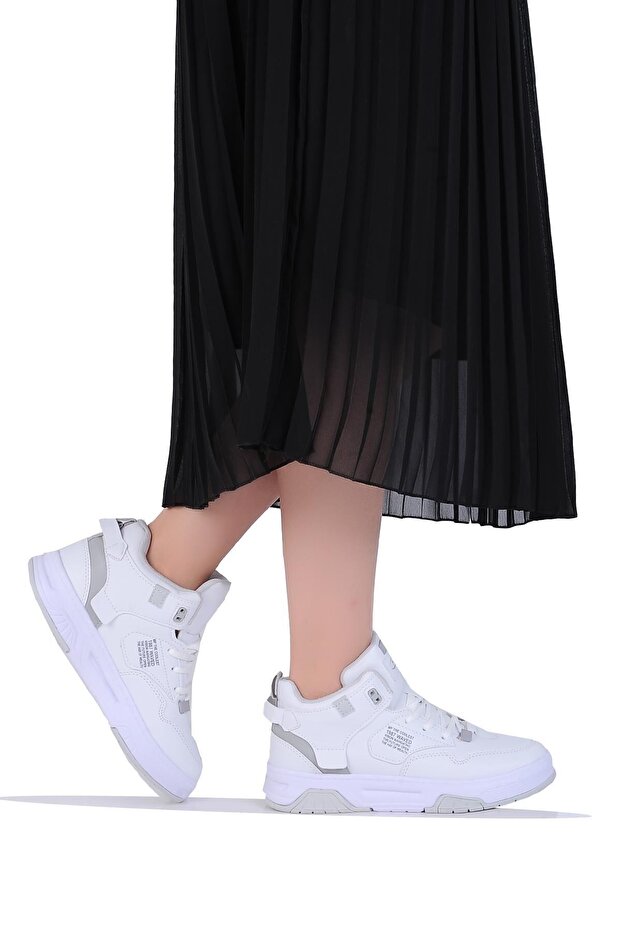 Daily Comfortable Lace-Up Sneaker Women's Shoes White
