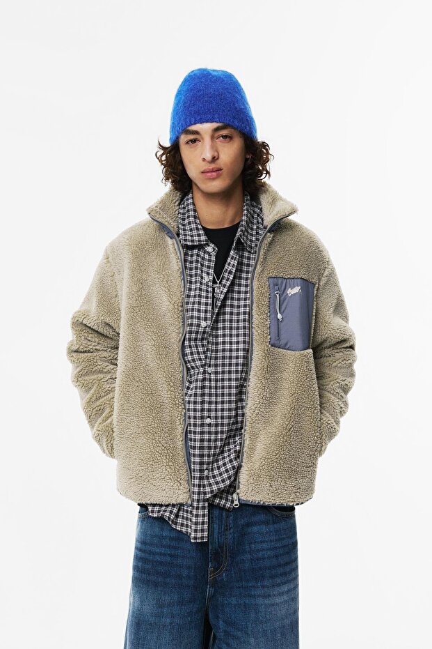 Suni yünlü kombin ceket - 2