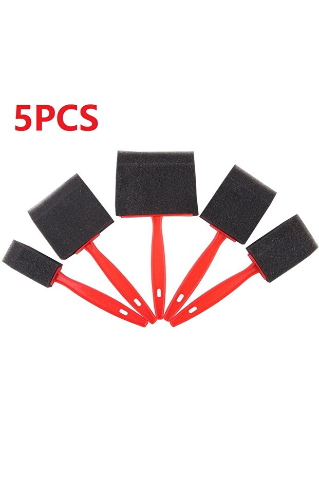 5PCS Sponge Foam Paint Brush Oil Stain Polyurethane Craft Art Paint Brush Set Foam Sponge Graffit...