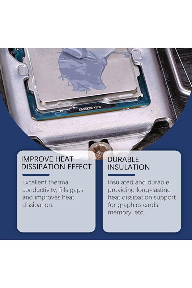 High-performance thermal paste with nanoparticles for CPU & GPU (4 g) - 2
