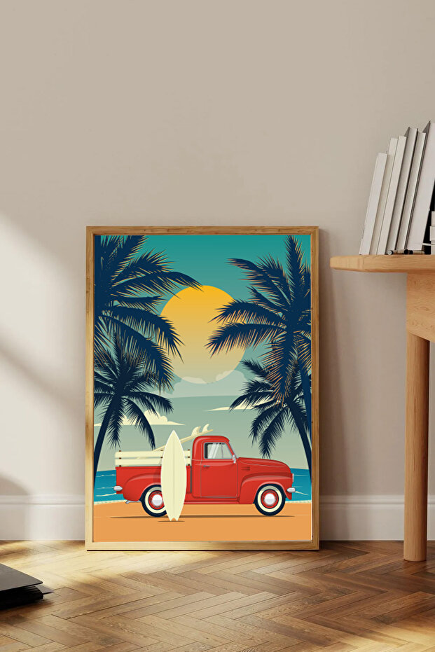 One Piece Wooden Framed Living Room Hall Kitchen Painting Tk1618