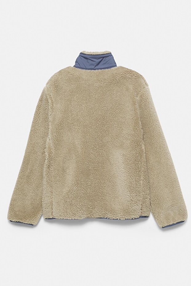 Suni yünlü kombin ceket - 7